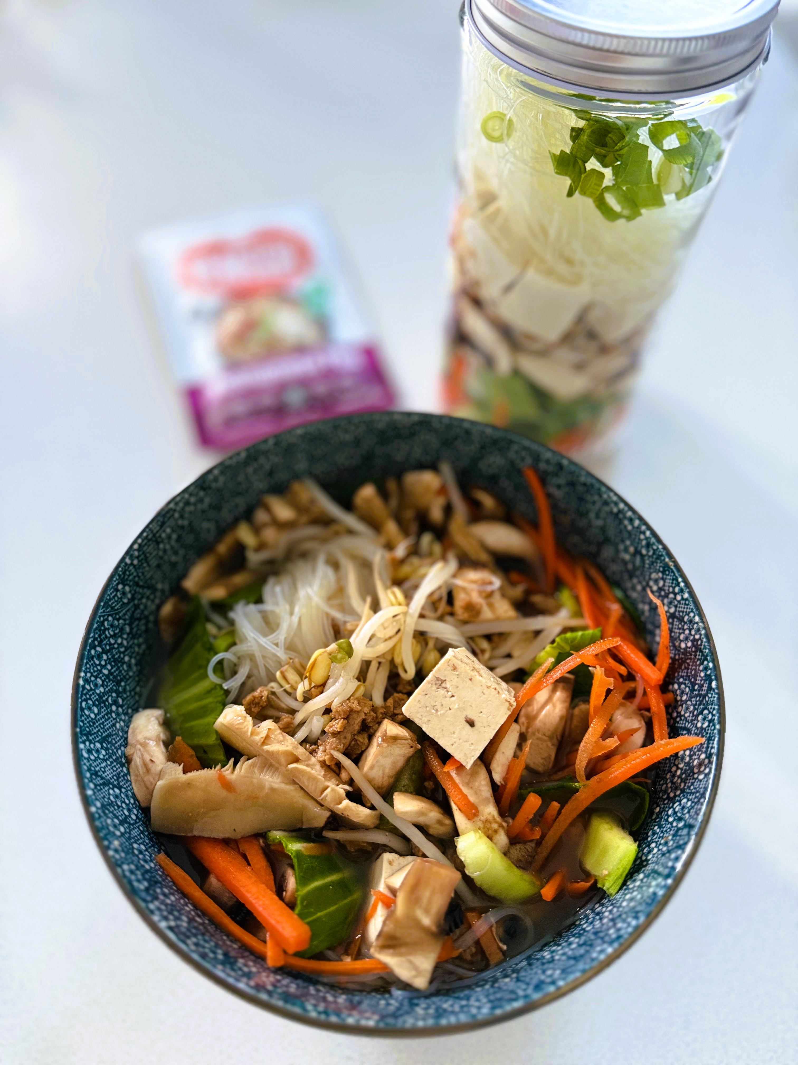 Instant Pho Noodle Jar